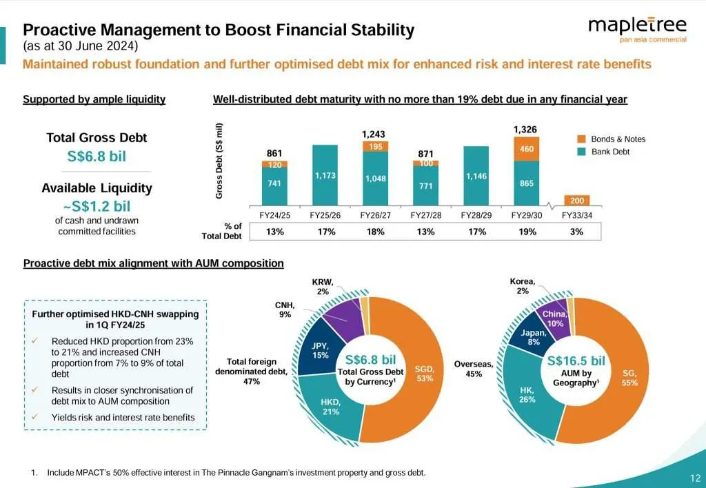 MPACT 1Q FY25 Debt