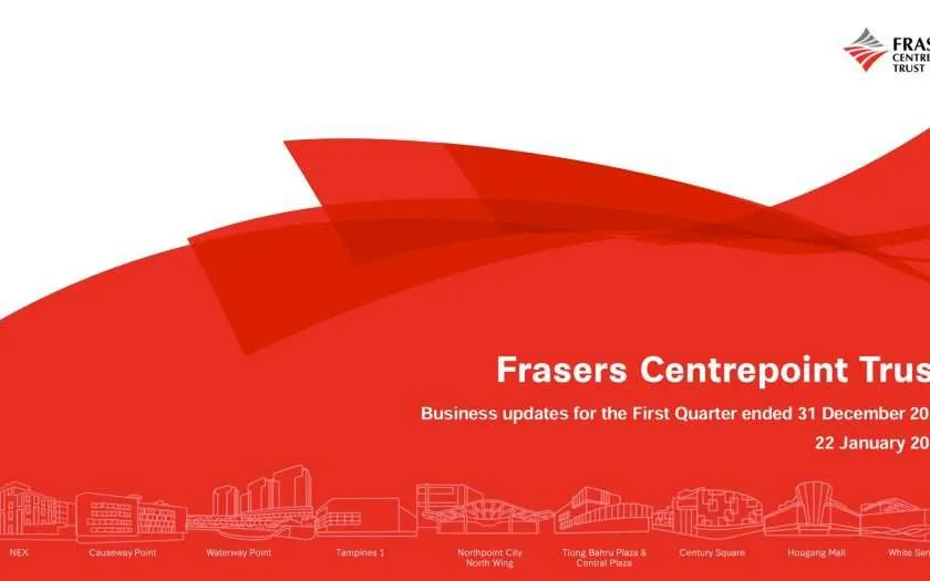 Frasers Centrepoint Trust 1QFY25 Business Updates