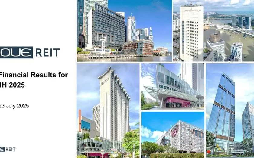 OUE REIT 1H2025 Financial Results