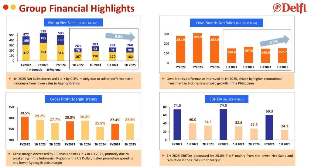 Delfi 1H2025 Financial Results