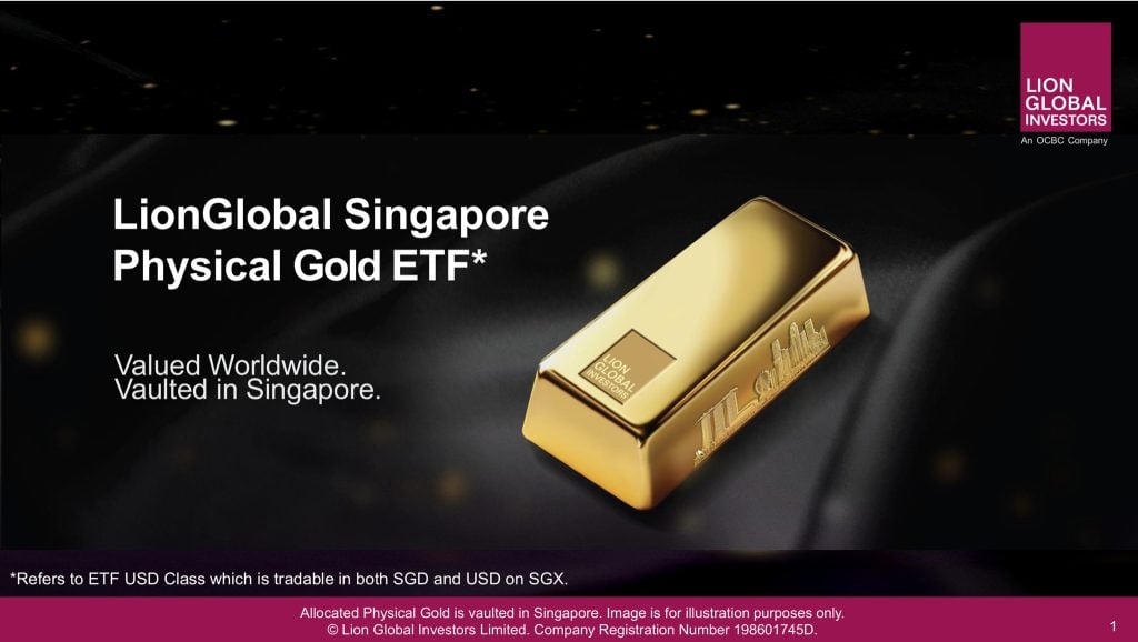 LionGlobal Singapore Physical Gold ETF