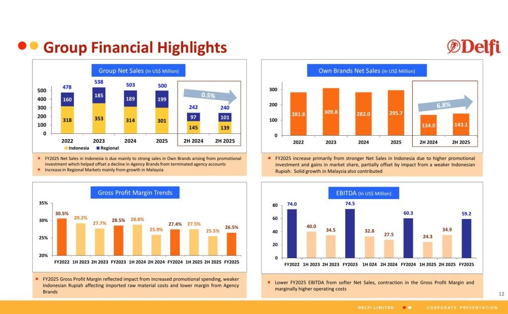 Delfi FY2025 Group Financial Highlights