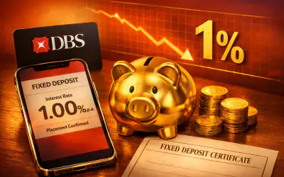 DBS Fixed Deposit Rates 1 Percent